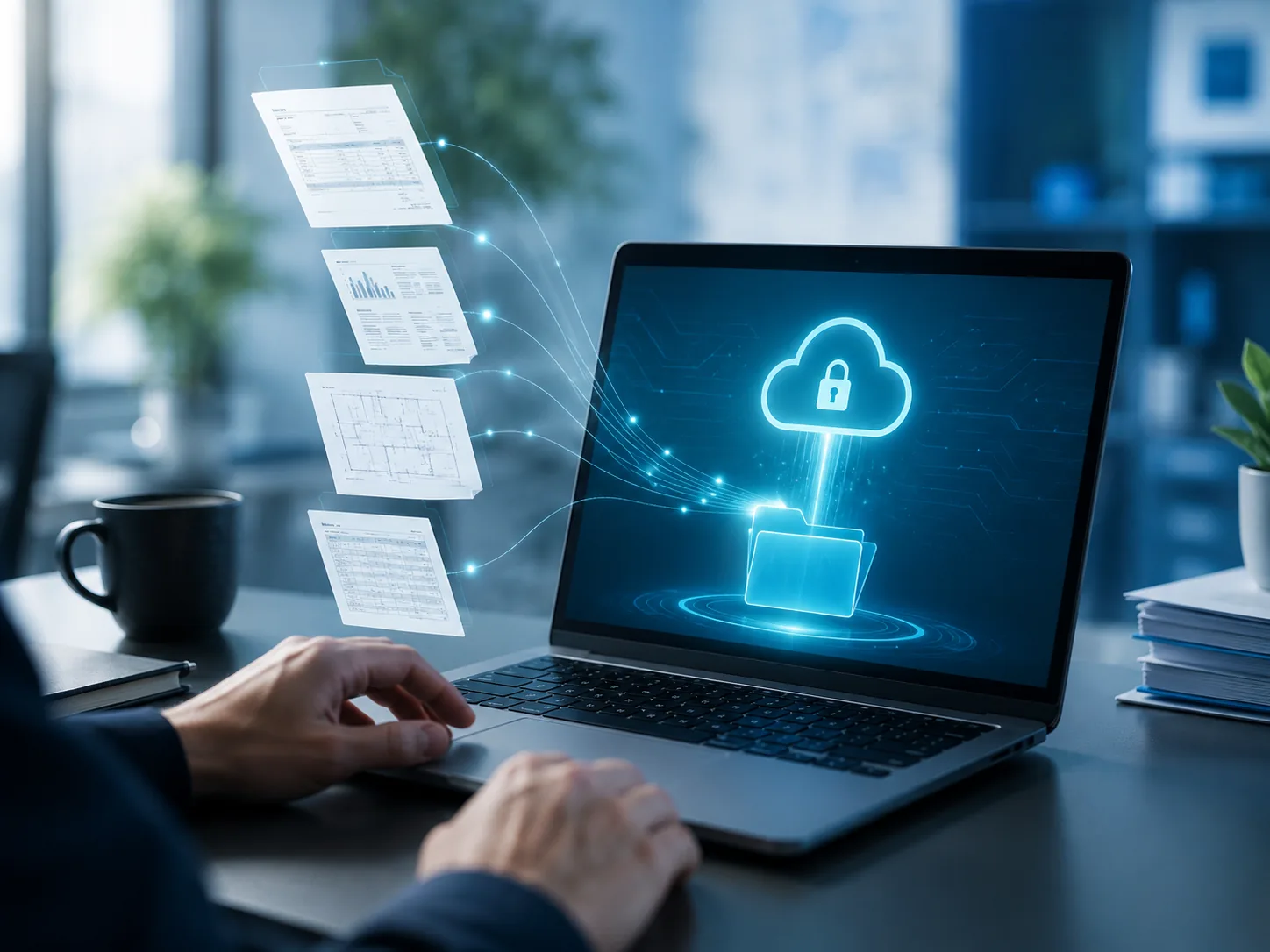 Documentupload en beveiligde verwerking